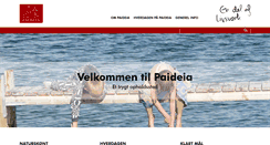 Desktop Screenshot of paideiahuset.dk